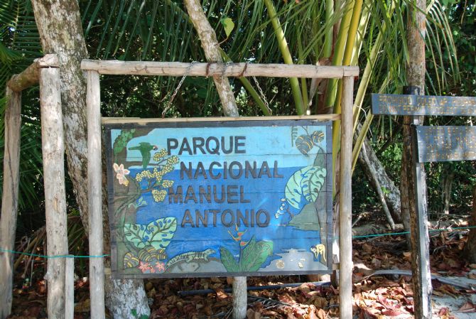 Manuel Antonio National Park Sign