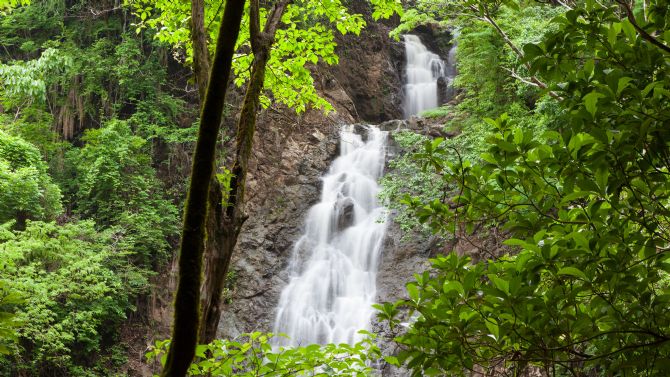 Montezuma Waterfall on the Nicoya Peninsula near Santa Teresa