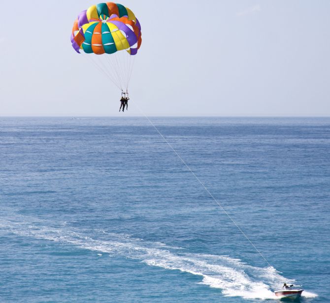 Parasailing in Jaco Beach