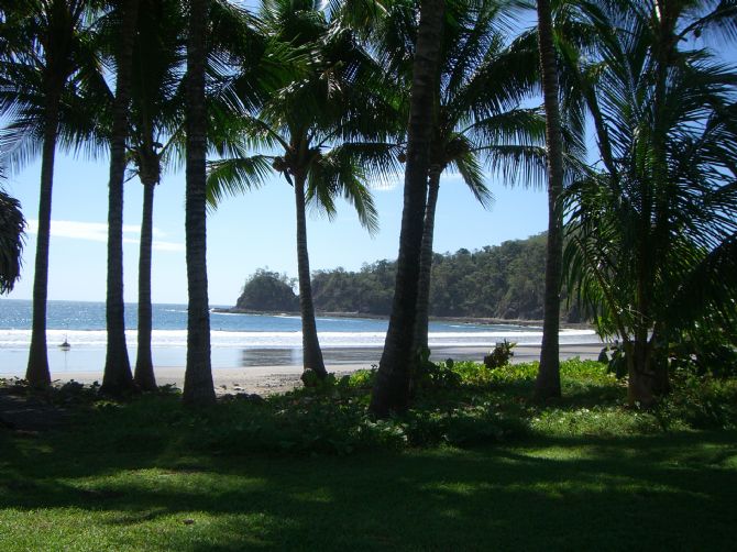 The perfect palm lined beach at Islita