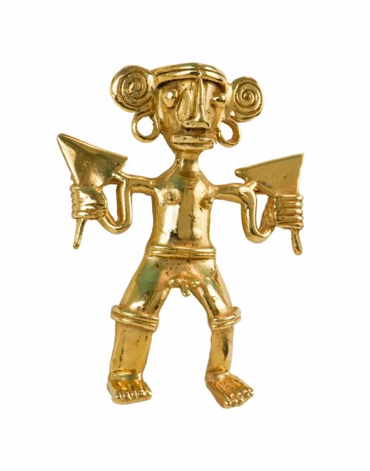 Pre Columbian Gold Figure at the Gold Museum