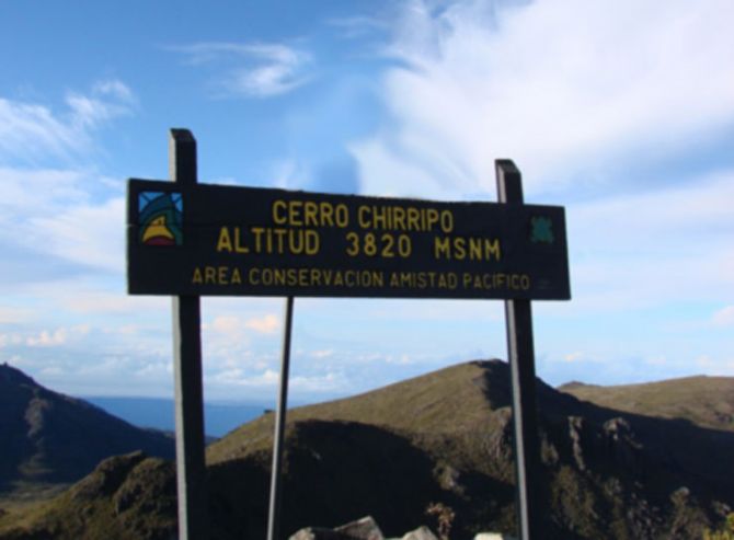 At the top of Chirripo National Park