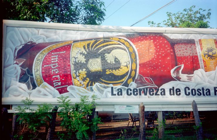 See the countryside while traveling by bus in Costa Rica