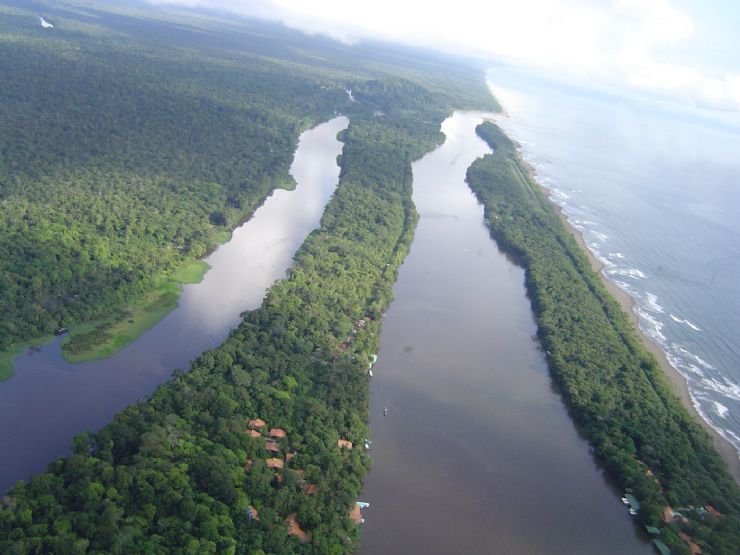 Navigating the canals of Tortuguero