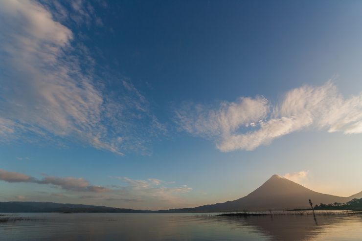 Amazing Arenal Volcano in the early morning