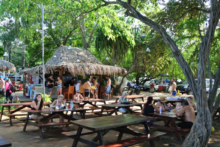 Beach bar at Tamarindo