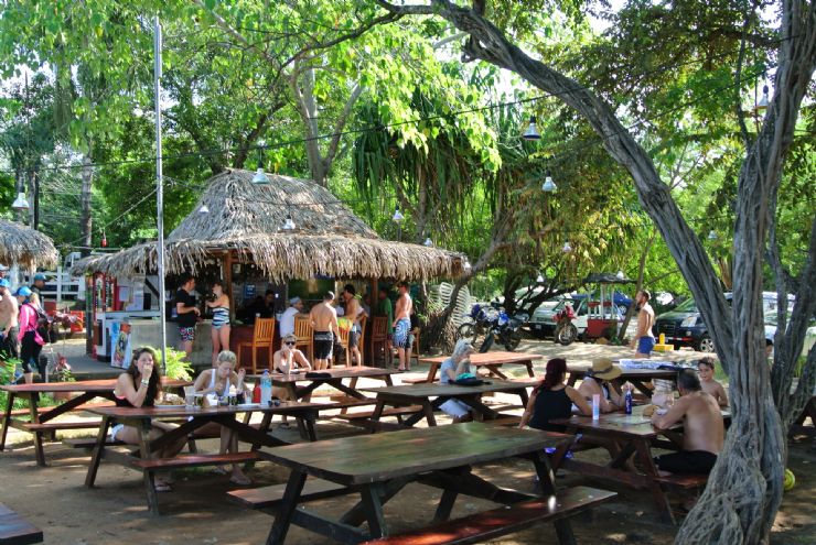 Beach bar at Tamarindo