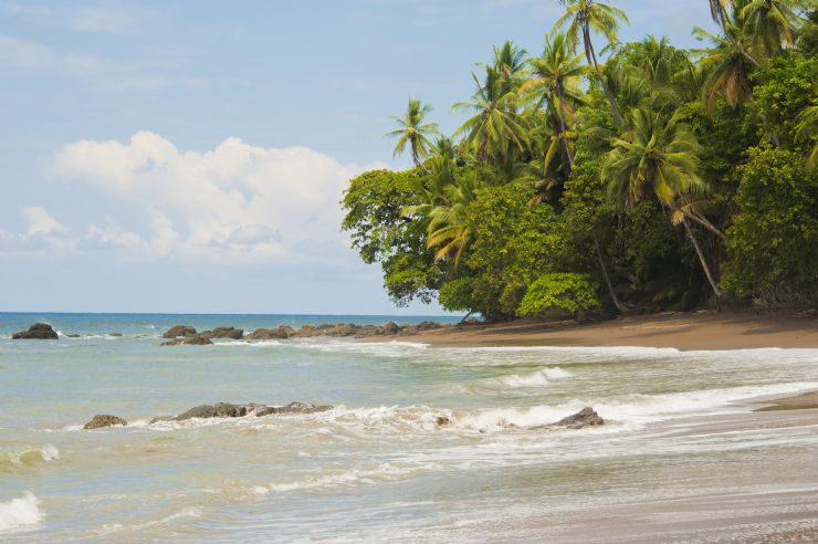 Beautiful beach at Drake Bay