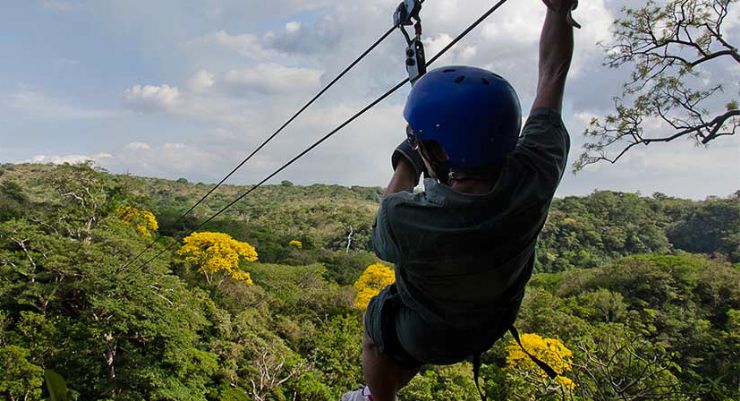 Zipline at Borinquen Canopy Adventure