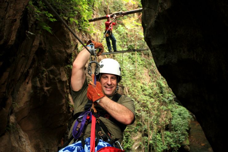 Fun doing Canyon Canopy Tour in Rincon de la Vieja