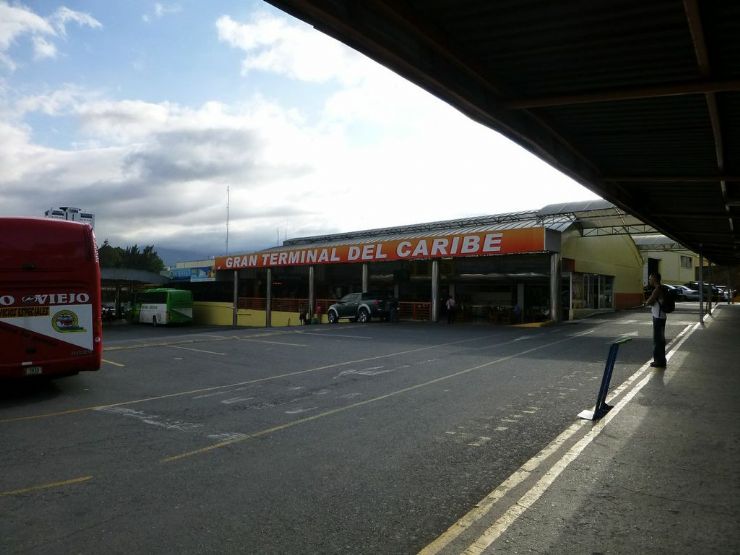 Caribbean Bus Station in San Jose, Costa Rica