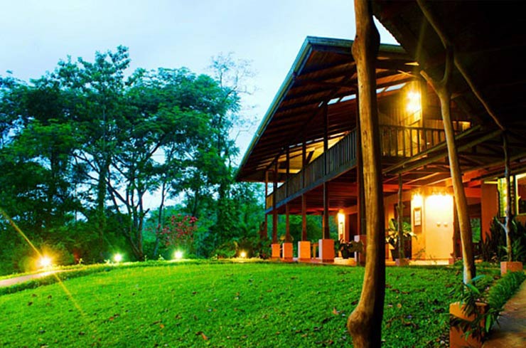 Casa Luna at Finca Luna Nueva Lodge front view, La Fortuna