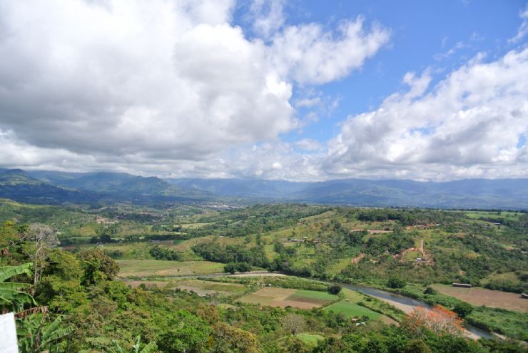 Beautiful view from Cerro de la Muerte