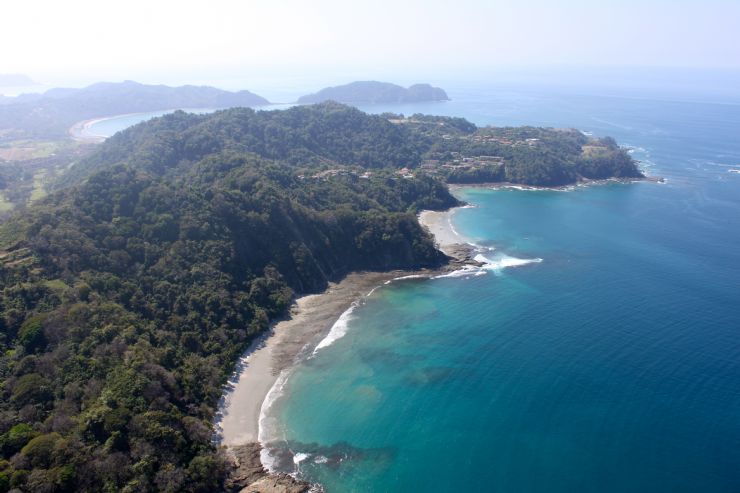 Beautiful view of Playa Herradura coastline