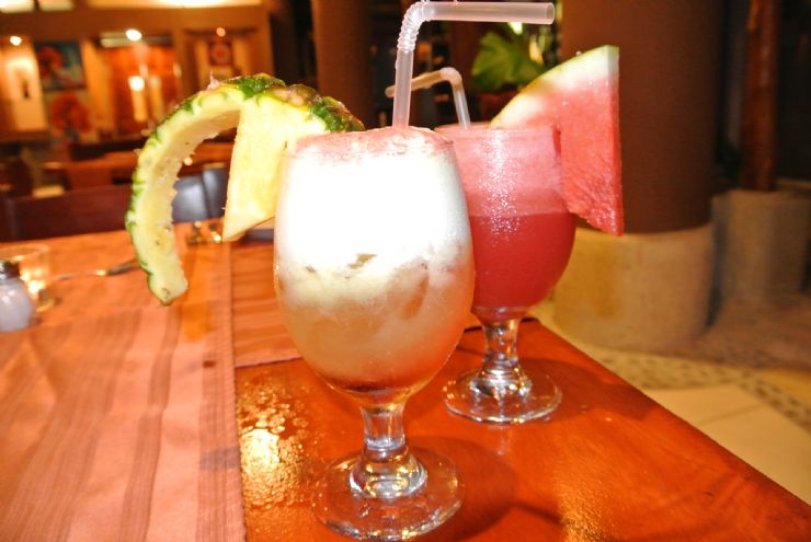 Delicious coctails at Bahia del Sol Restaurant, Guanacaste