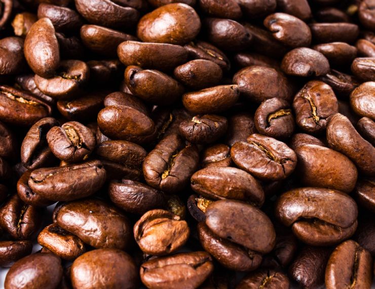 Delicious roasted coffee beans, Santa Maria de Dota