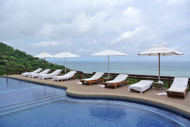 Amazing endless pool at Punta Islita Hotel