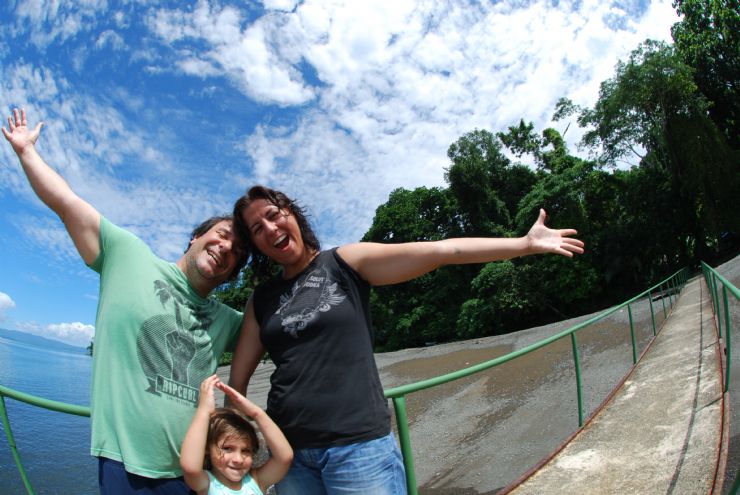 Happy Family at Playa Nicuesa Rainforst Lodge