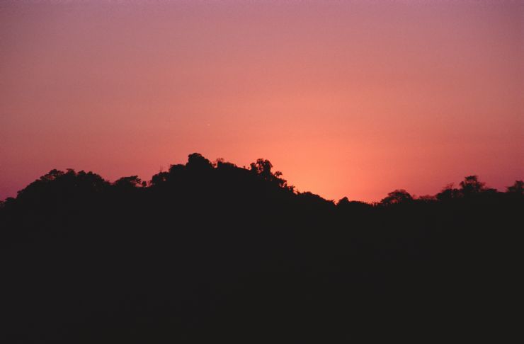 Red sunset at Manuel Antonio, just few minutes awaya from Portalon