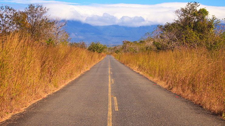 Driving to Guanacaste National Park