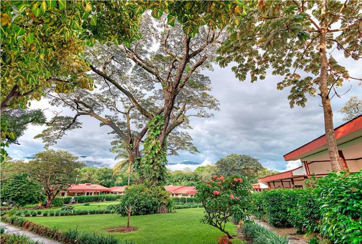 Beautiful Grounds of Hotel Hacienda Guachipelin