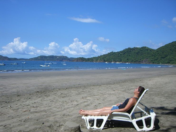 Relaxing at Playa Hermosa Guanacaste