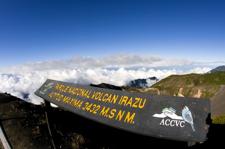Spectacular View from Irazu Volcano National Park