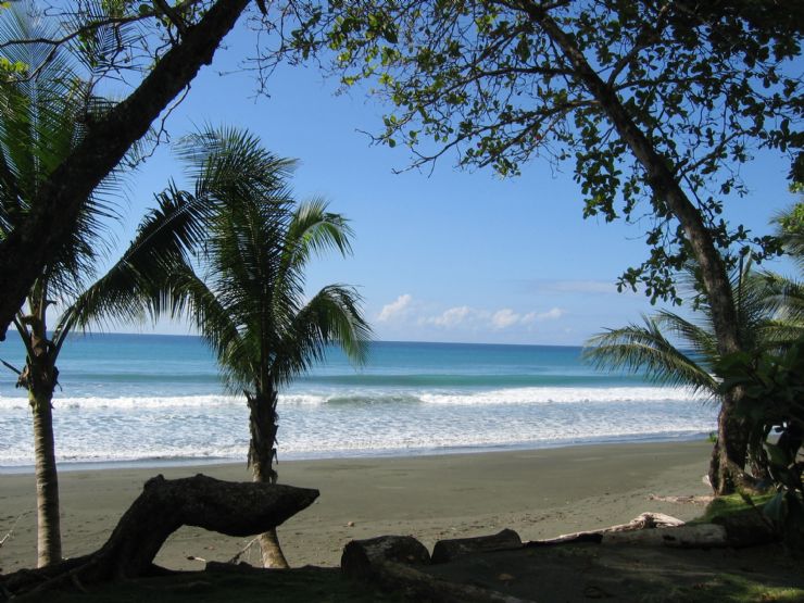 Isolated beach at Corcovado National Park