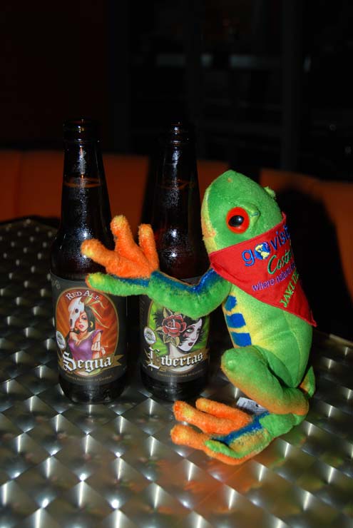 Javi the Frog with Segua & Libertas Beer