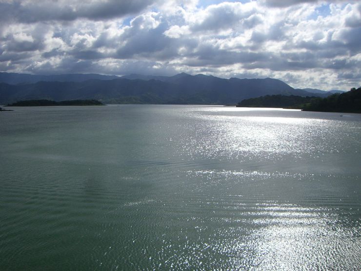 Arenal Lake covering the former city of Arenal