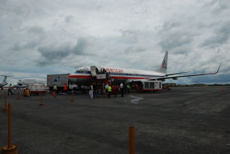 American Airlines at Liberia Intl Airport