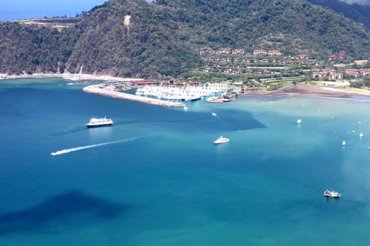 Beautiful view of Playa Herradura with Los Sueños Marriott