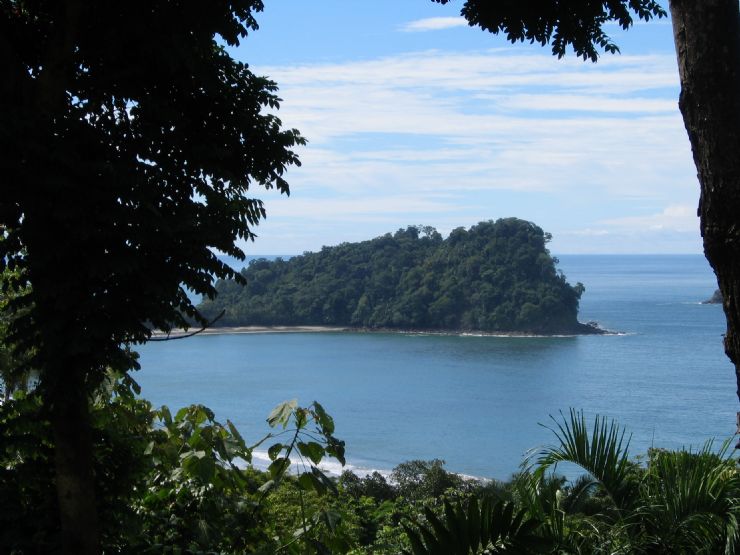 View point from a trail at Manuel Antonio National Park