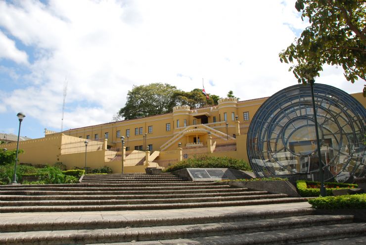 Side view of National Museum in San Jose