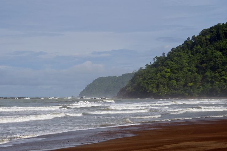 Jaco beach to the north