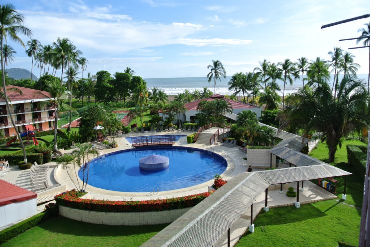 Ocean and pool view from Best Western room, Jaco