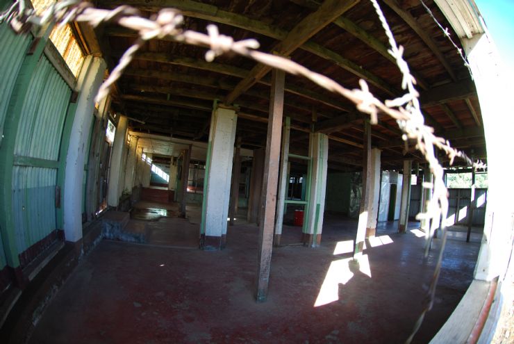 Old kitchen supply room at Duran Sanatorium, Cartago