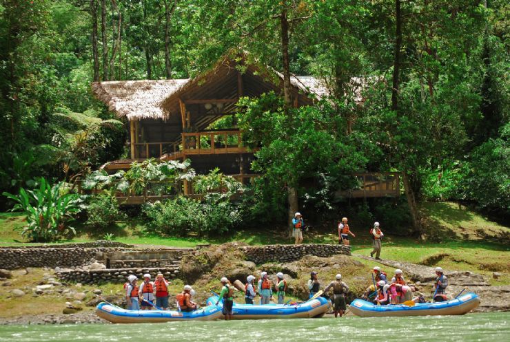 Pacuare Lodge along the Pacuare River perfect for white water rafting