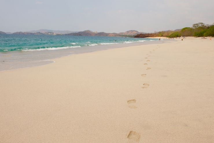 Amazing white sand beach at Playa Conchal