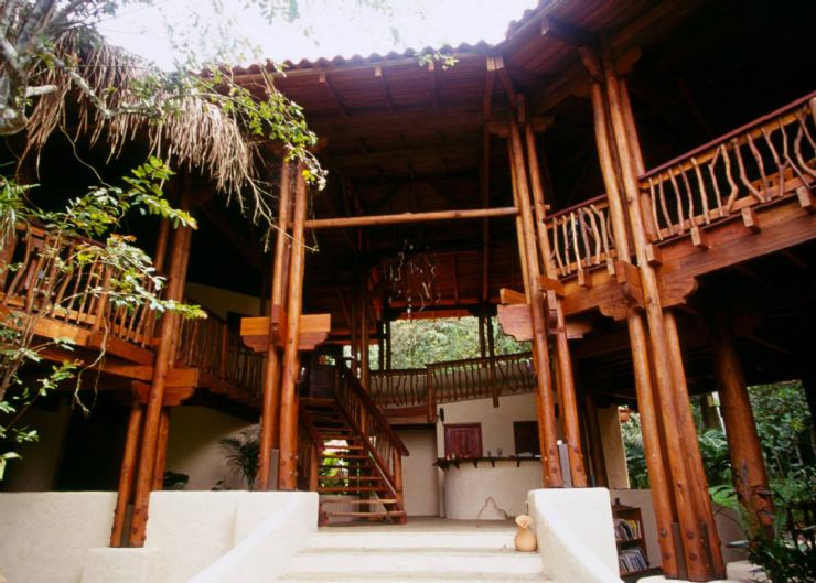 Beautiful main building at Playa Nicuesa Rainforest Lodge