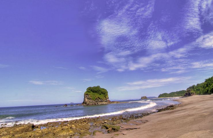 Beautiful beach at Playa Real