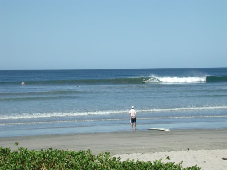 Surfer at Playa Tamarindo