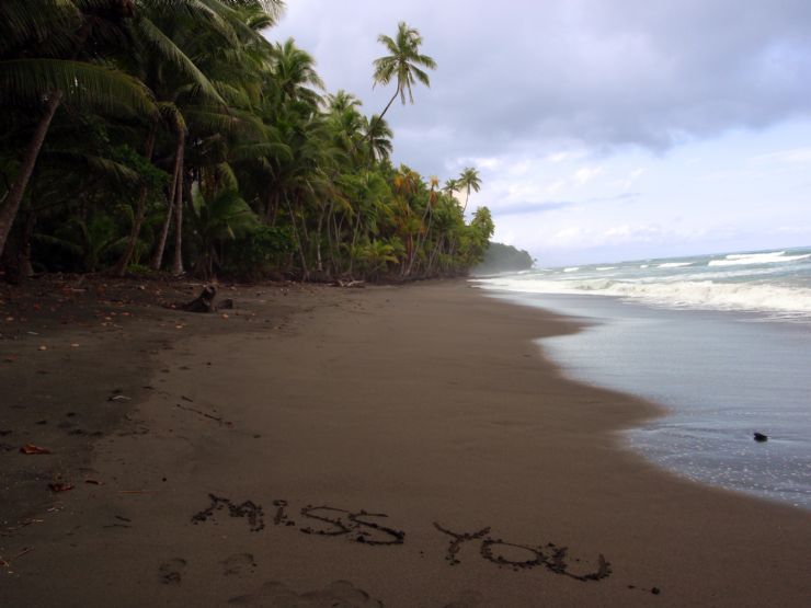 Beautiful beach at Punta Banco