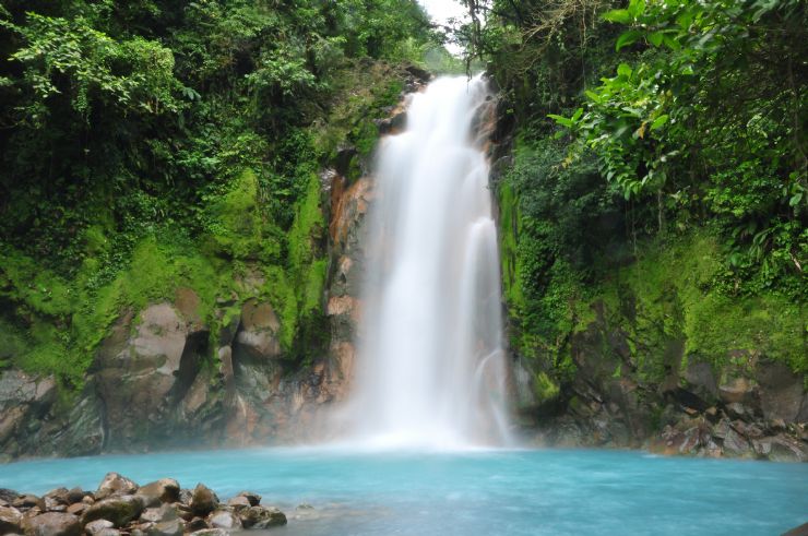 Waterfall at Rio Celeste