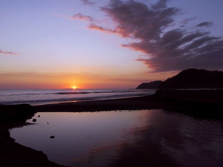 Sunset at Jaco Beach, Costa Rica