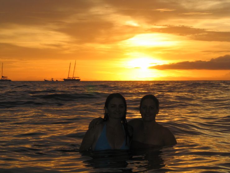 Beautiful Tamarindo Sunset Girls