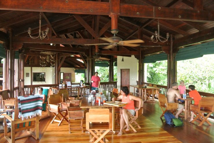 Lodge main building perfect for relaxation, Playa Nicuesa Rainforest Lodge