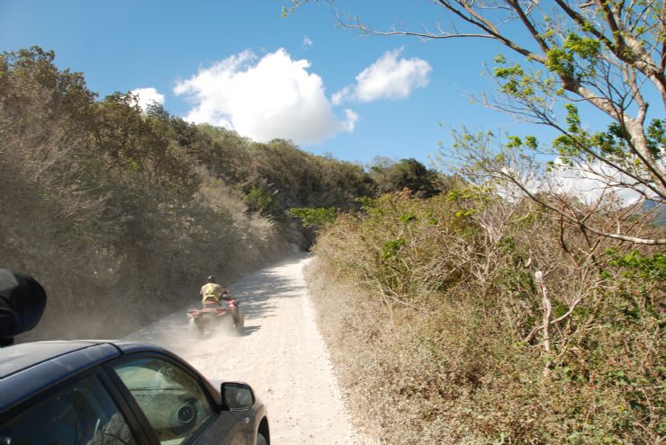 Traffic jam on way to Monteverde