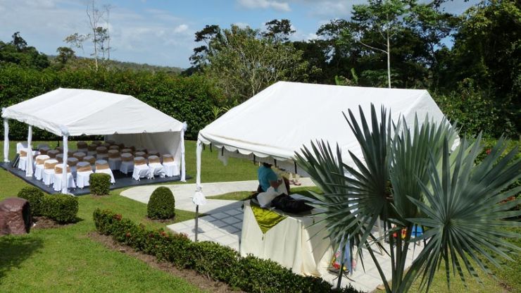 Wedding celebration at Arenal Volcano Inn, La Fortuna