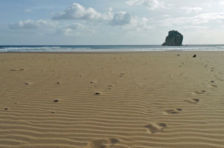 Sandy Beach at Witches Rock, Costa Rica